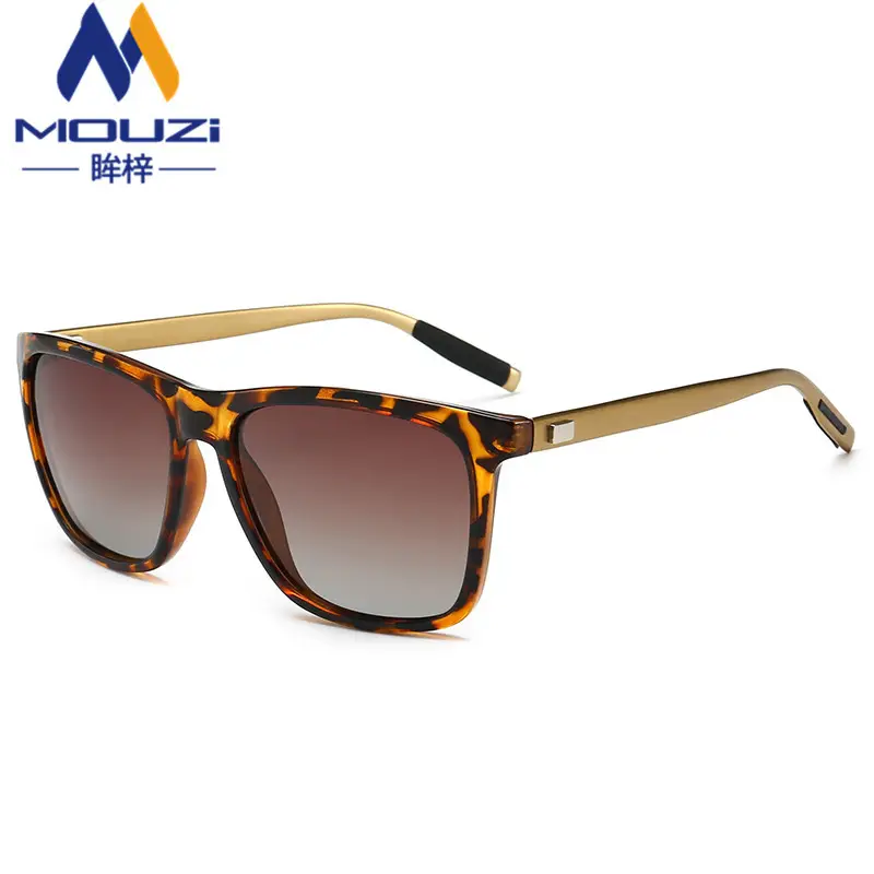 Women Polarized Sunglasses Black Blue Mirror - Image 12