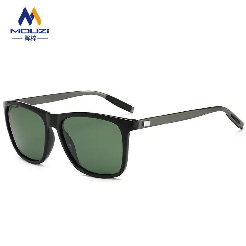 Women Polarized Sunglasses Black Blue Mirror - Image 3