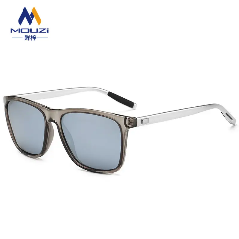 Women Polarized Sunglasses Black Blue Mirror - Image 6