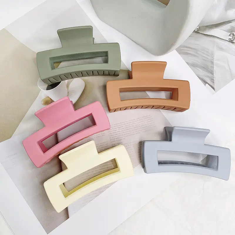 Frosted Square Hairpin for Girls Women Bathing Back Head - Image 13