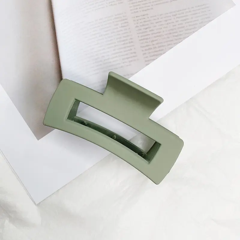 Frosted Square Hairpin for Girls Women Bathing Back Head - Image 2
