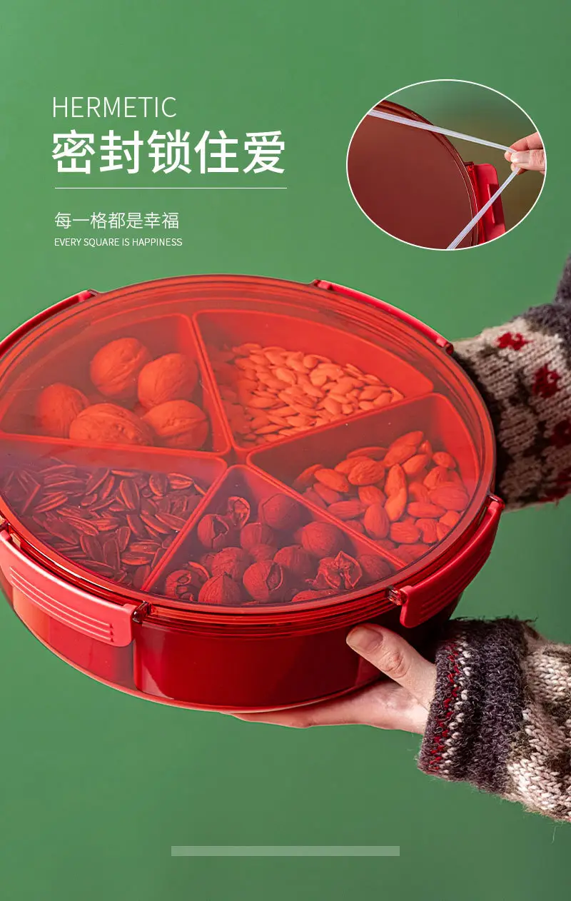 New Year Red Fruit Box for Home Living Room — feature 3