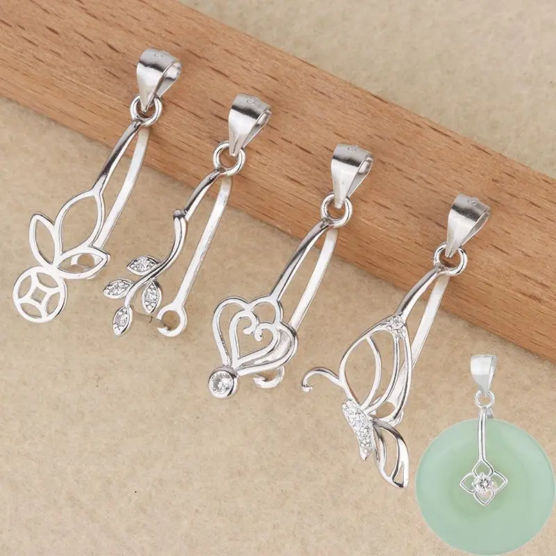 Tingxiang S925 Jade Safety Buckle Clip - Image 3