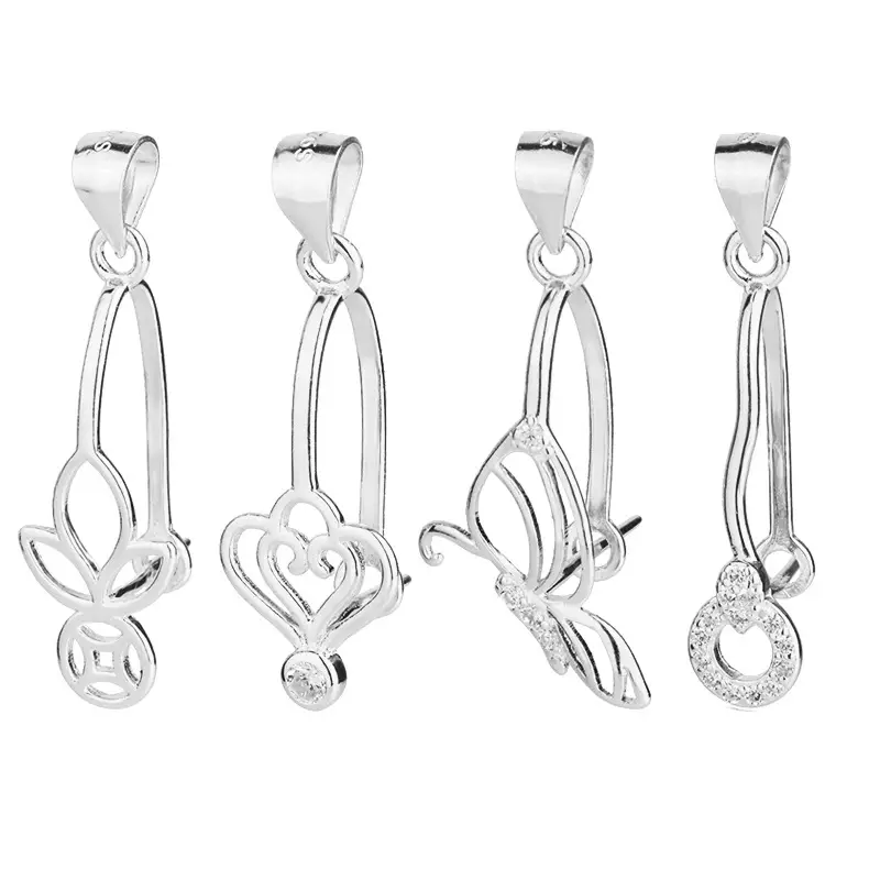 Tingxiang S925 Jade Safety Buckle Clip - Image 5