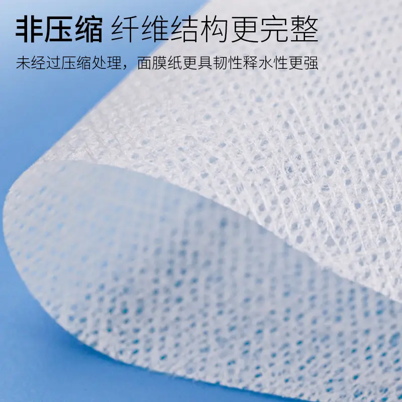 Non-Compressed Silk Facial Mask Spa Salon Use - Image 3