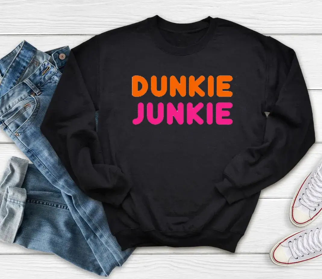 Dunkie Junkie Sweatshirt Yellow Round Neck - Image 2