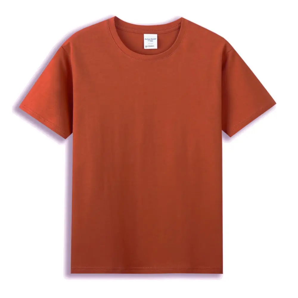 Pure Cotton Crewneck T-Shirt Purple Embroidered Print - Image 33
