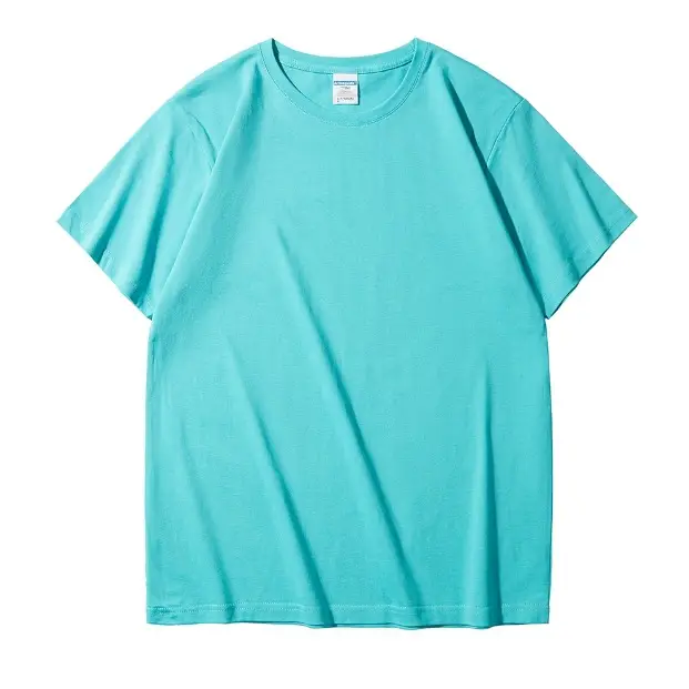 Pure Cotton Crewneck T-Shirt Purple Embroidered Print - Image 35