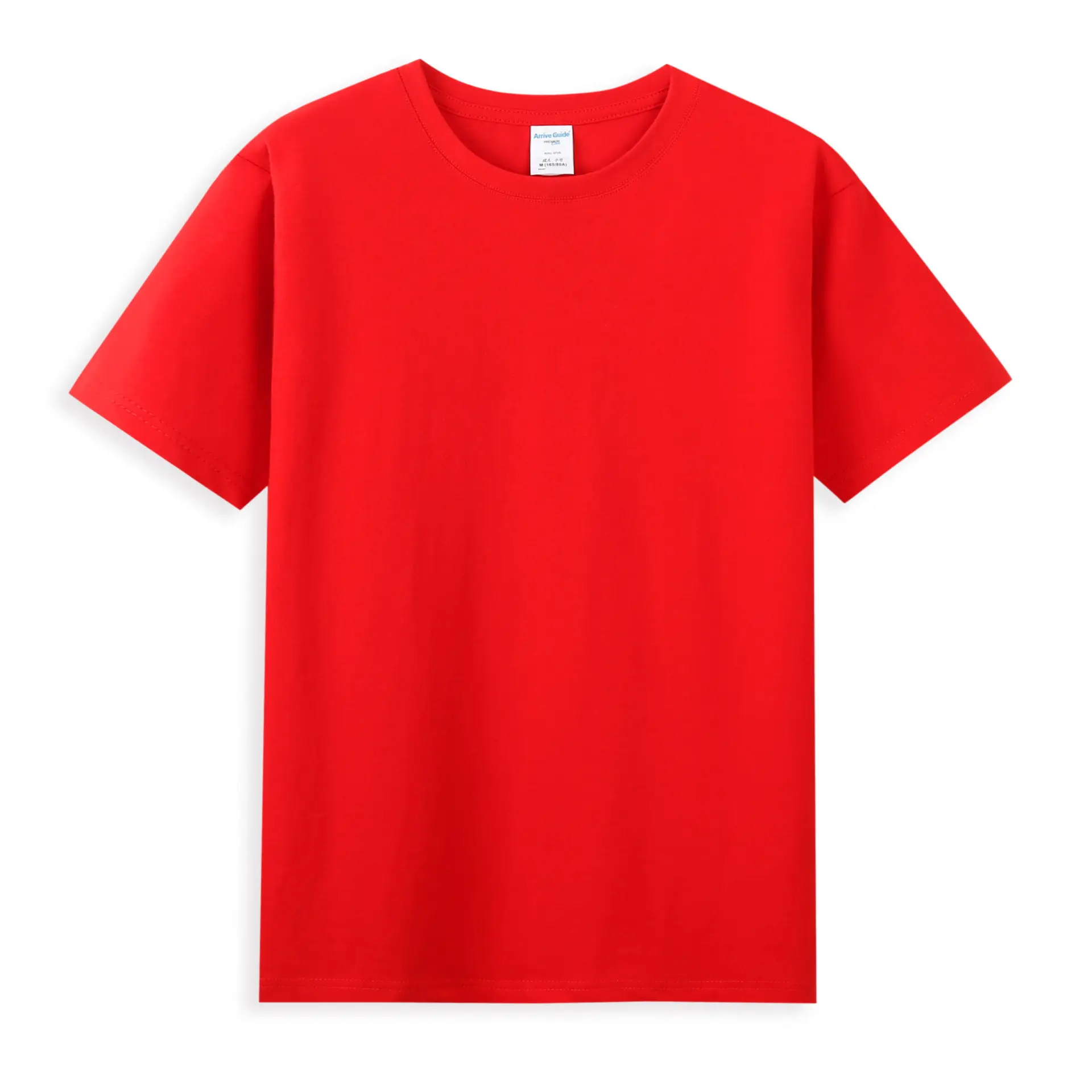 Pure Cotton Crewneck T-Shirt Purple Embroidered Print - Image 41