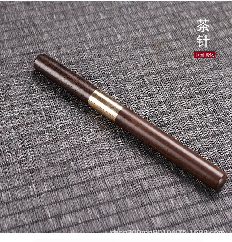 Ebony 5-Piece Tea Ceremony Set with Brush & Clips — feature 14