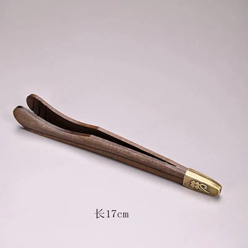 Ebony 5-Piece Tea Ceremony Set with Brush & Clips - Image 7
