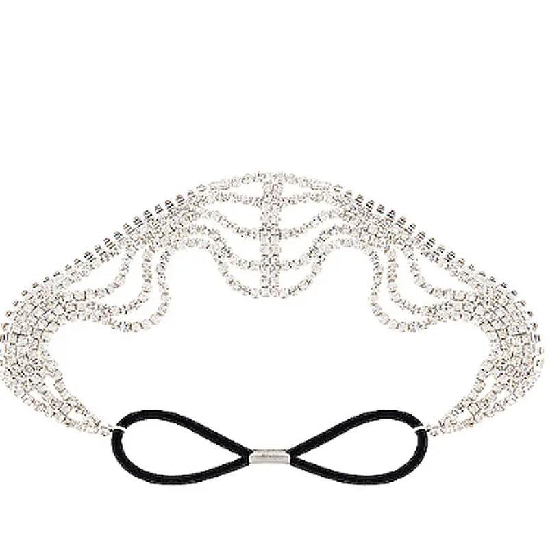 Multi-Layer Rhinestone Bridal Headband for Women - Image 5