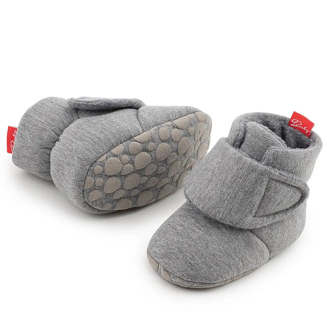 Black Velvet Slip-On Baby Shoes for Toddler Winter