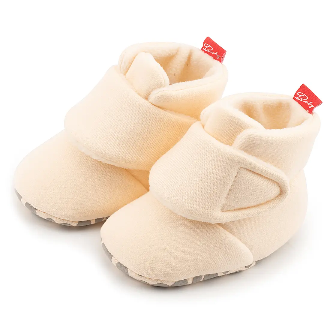 Black Velvet Slip-On Baby Shoes for Toddler Winter