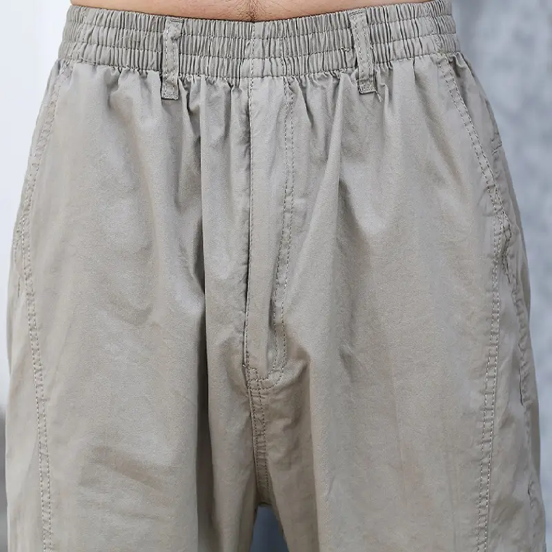 Men's Black Cotton Sports Pants Extra Large - Image 9
