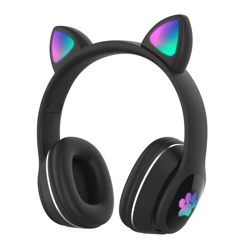 Cute Cat Ear Bluetooth Headset for Girls - Image 4