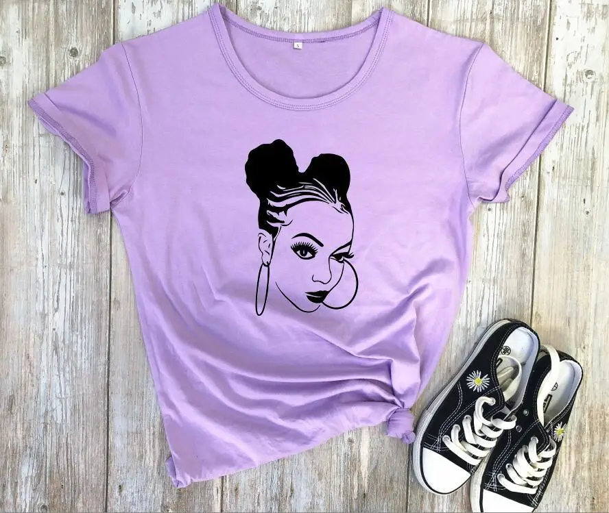 Gray Graphic T-Shirt with Big Ear Ring Design - Image 8