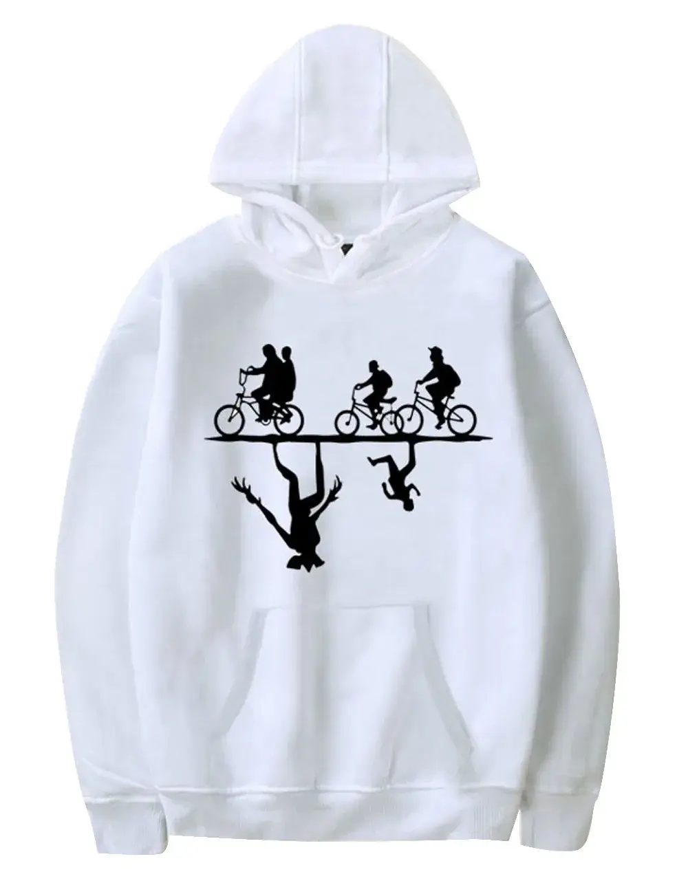 White Stranger Things Hoodie Men Cross Border Hot Sale - Image 8