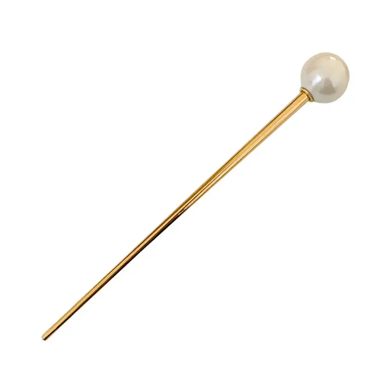 Pearl Hairpin Ball for Women with Metal Head & Clasp - Image 8