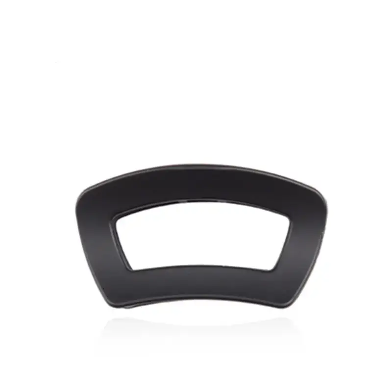 Frosted Plastic Square Shark Clip Bath Hair Grab Large Size - Image 8