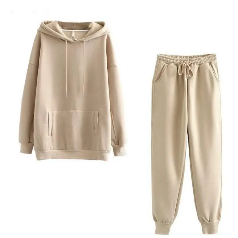 Purple Fleece Hoodie Set for Men Women Loose Fit 2026 - Image 15