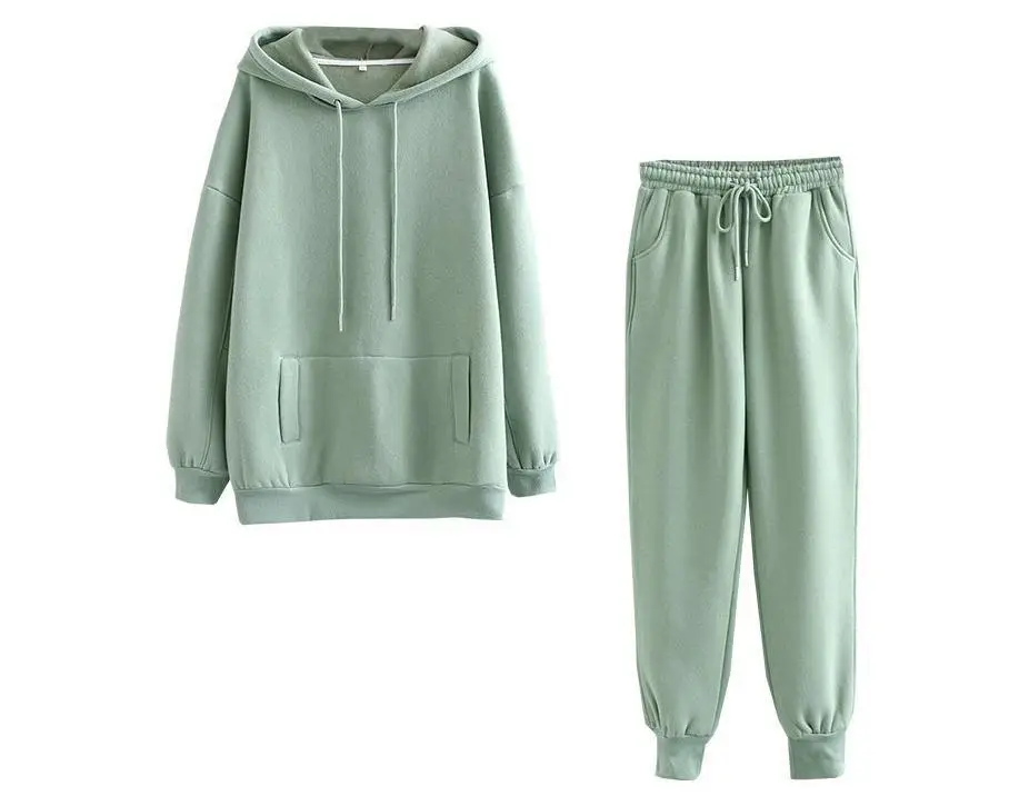 Purple Fleece Hoodie Set for Men Women Loose Fit 2026 — feature 4