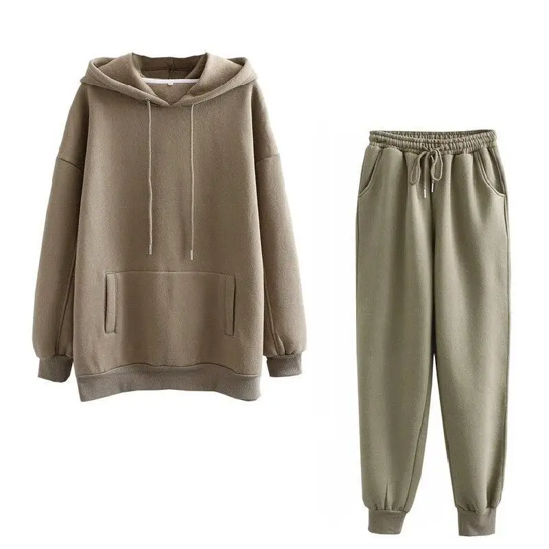 Purple Fleece Hoodie Set for Men Women Loose Fit 2026 - Image 10