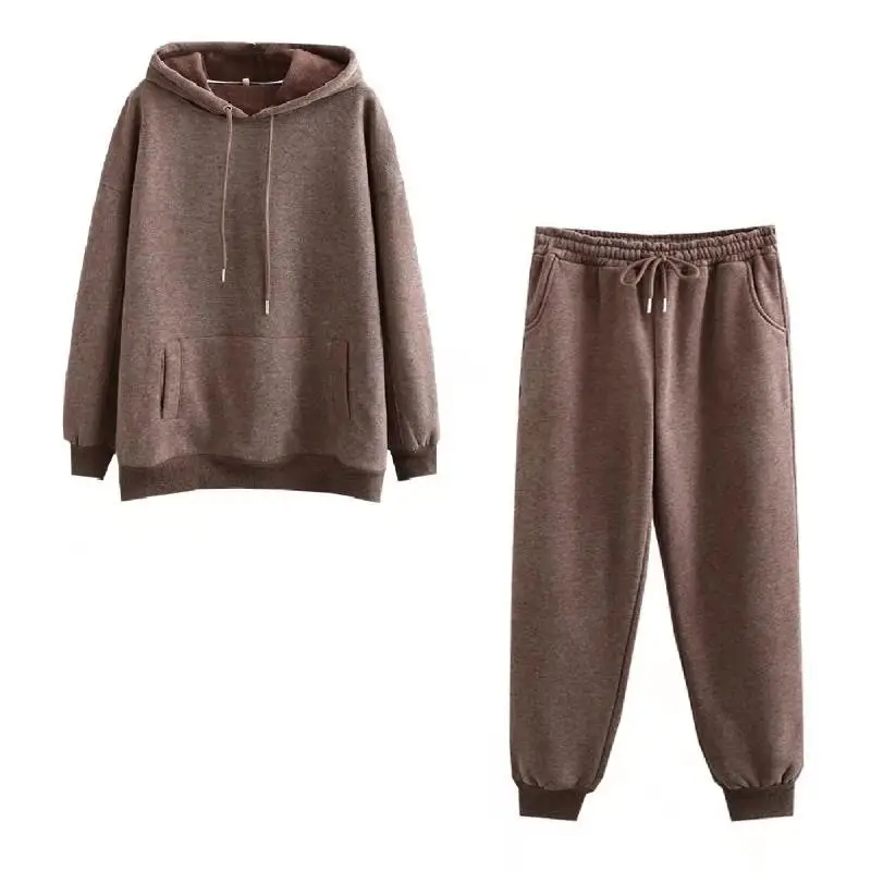 Purple Fleece Hoodie Set for Men Women Loose Fit 2026 - Image 12