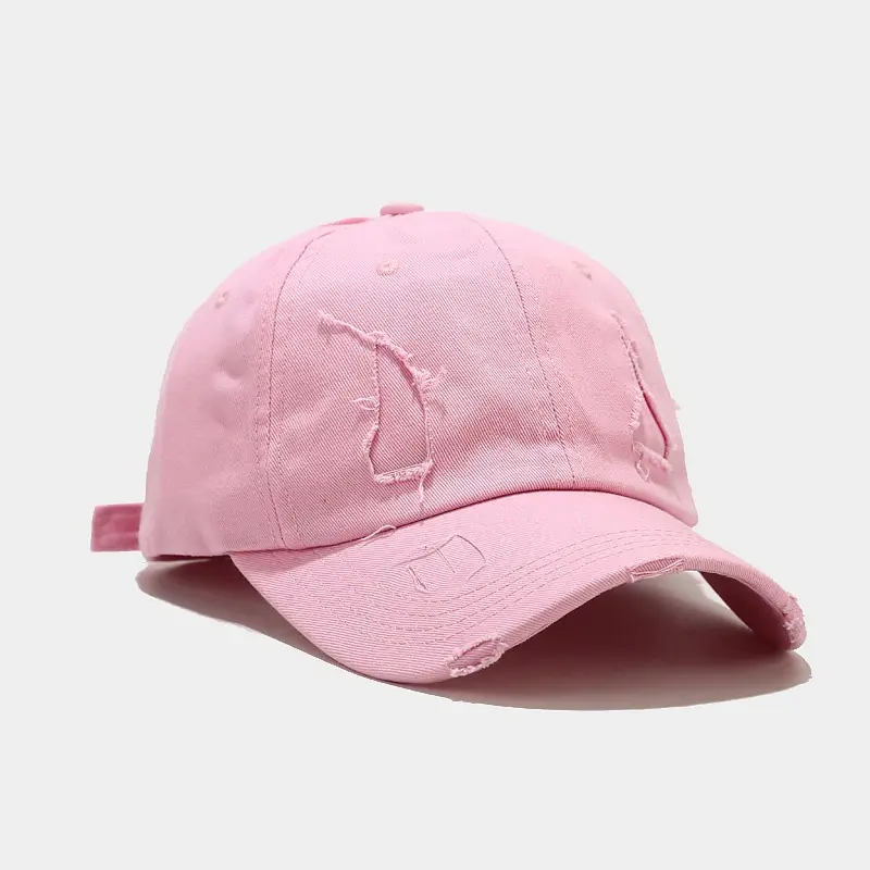 Men's Washed Baseball Cap Beige Retro Korean Style - Image 5