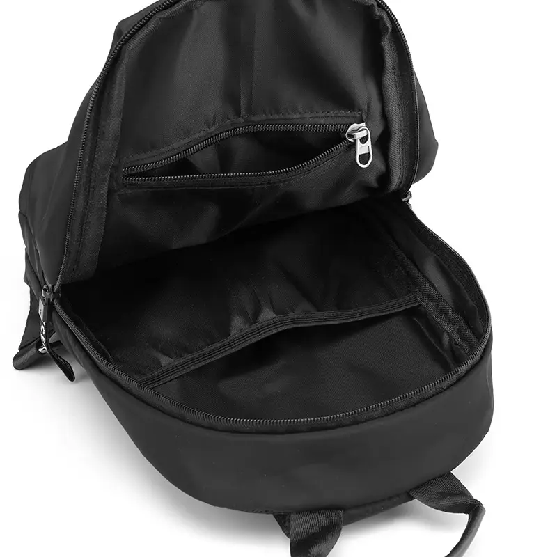 Black Korean Style Casual Men's Chest Bag