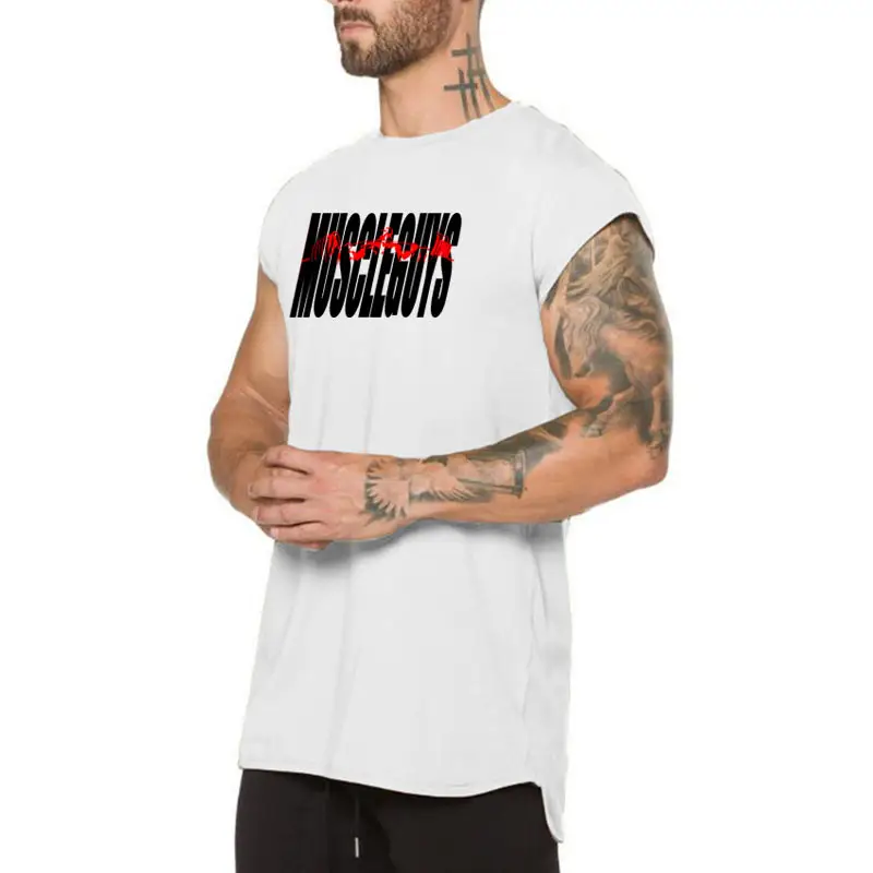 Men's Black Slim Fit Cotton T-Shirt Summer Workout - Image 4