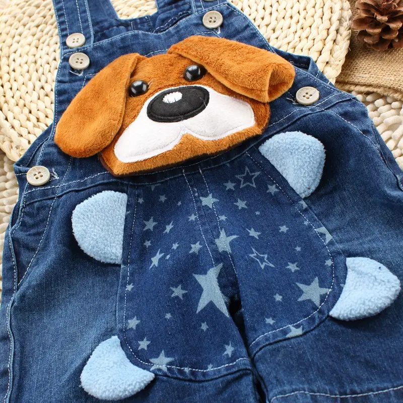 Blue Denim Overalls for Girls Kids Summer Shorts - Image 13