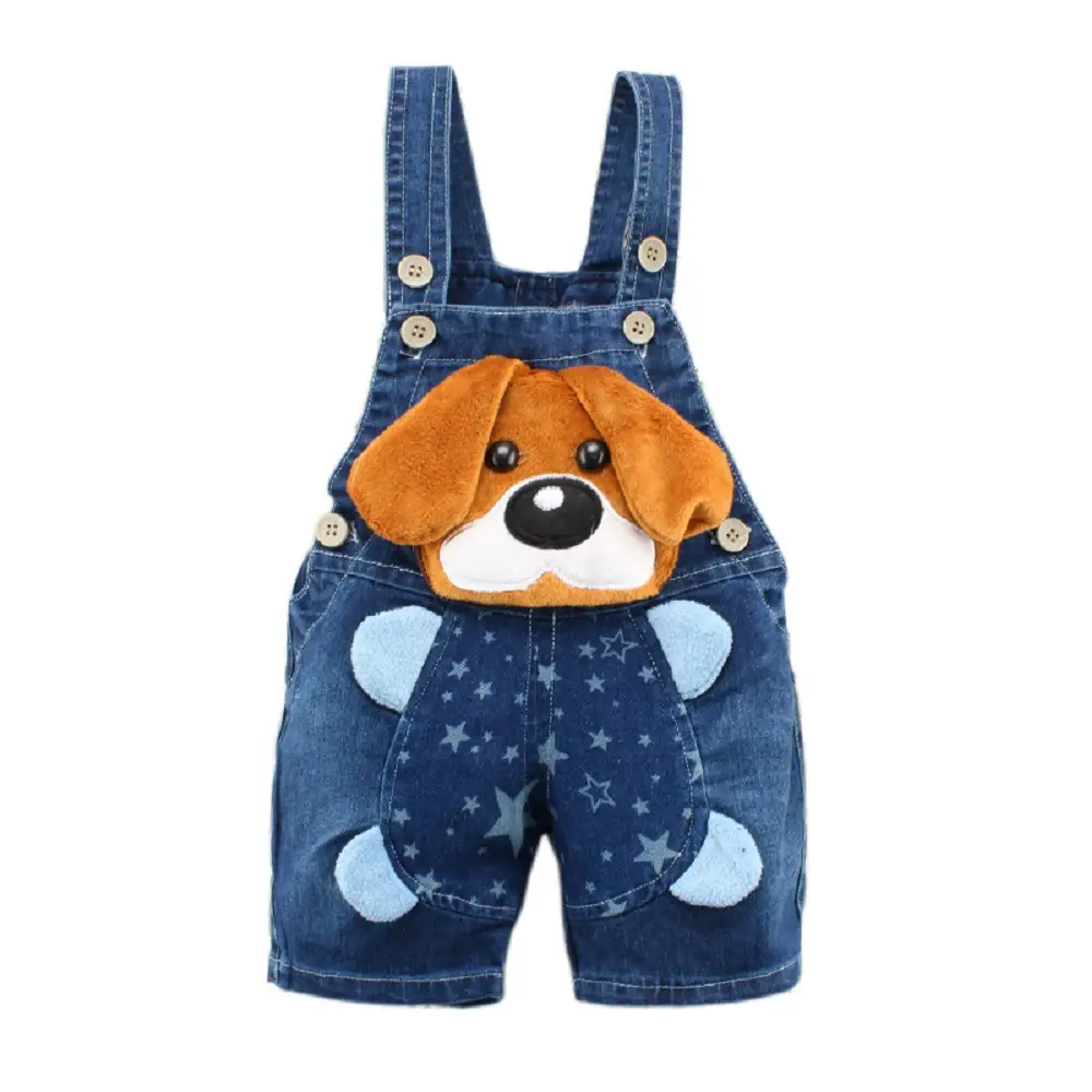 Blue Denim Overalls for Girls Kids Summer Shorts - Image 14