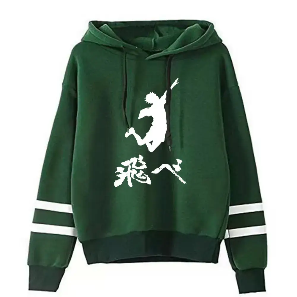 Black Cross-Body Graphic Hoodie Sweatshirt for Men - Image 18