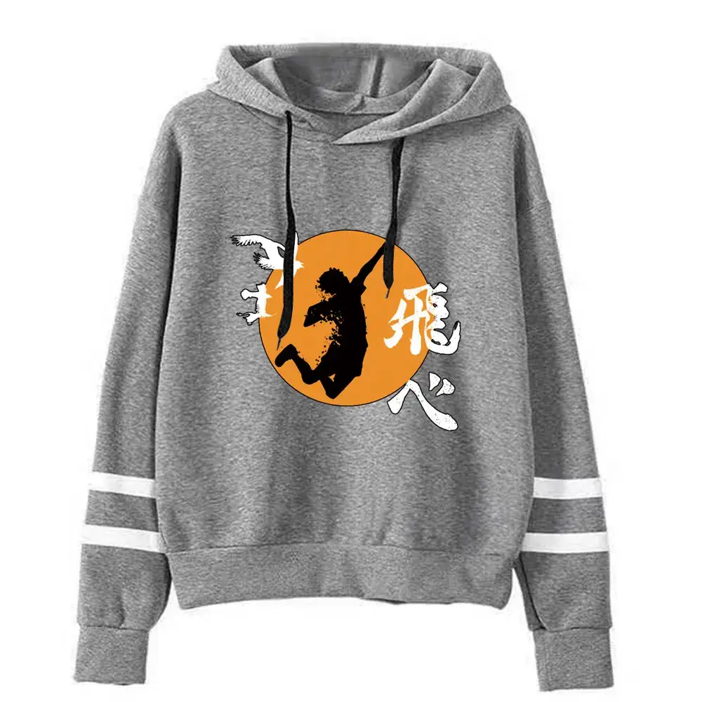 Black Cross-Body Graphic Hoodie Sweatshirt for Men - Image 2