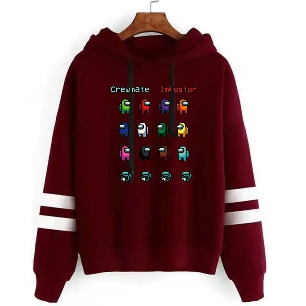 Men Cross-Branded Hoodie Sweatshirt White Impostors Print