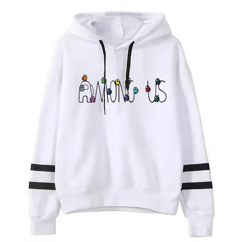 Men Cross-Branded Hoodie Sweatshirt White Impostors Print