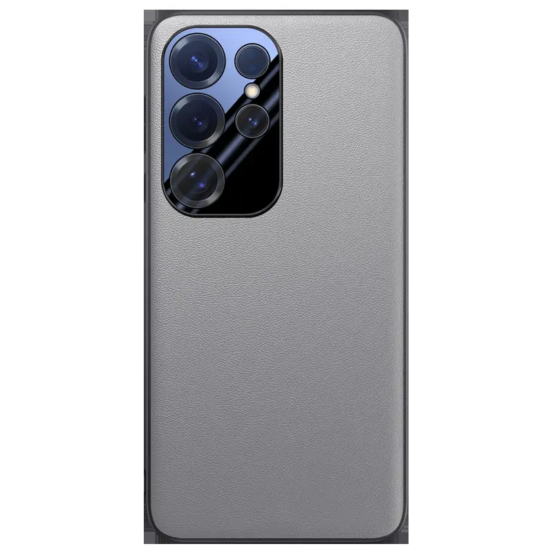 Samsung S25 Ultra Leather Phone Case All Black - Image 11