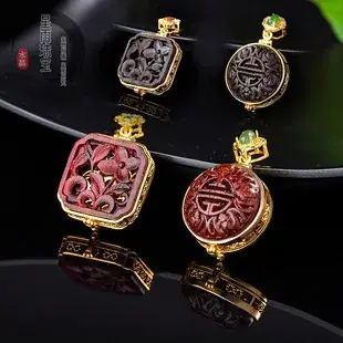Gold Inlaid Hetian Jade Binaural Bracelet Set — feature 10