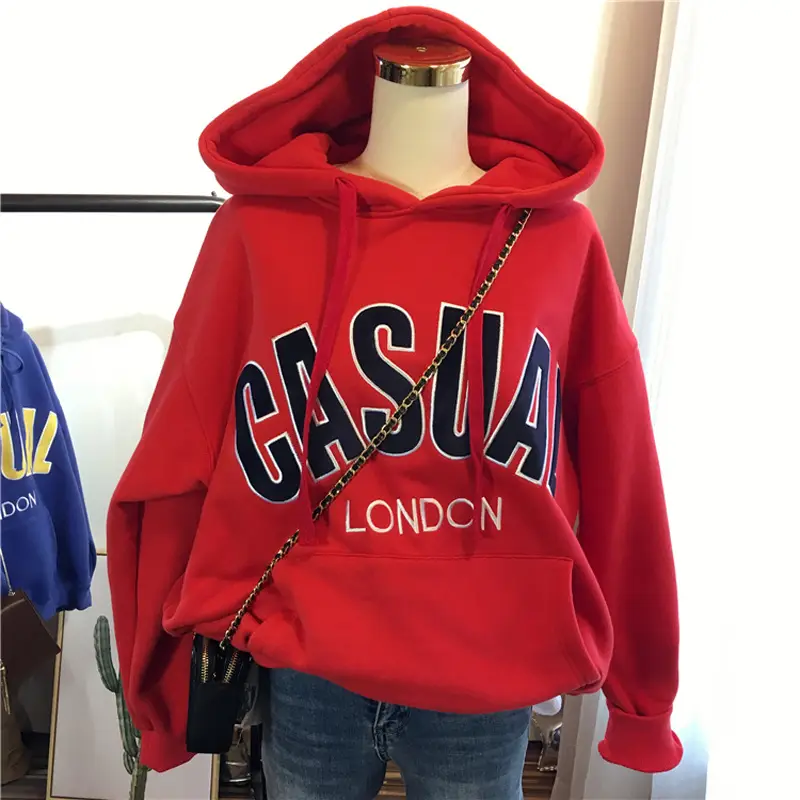 Women's Cream Velvet Hoodie with "CASIA" Print — feature 6