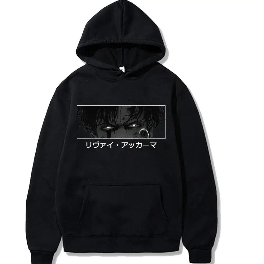 Cross-Brand Attack on Titan Hoodie Black - Image 3