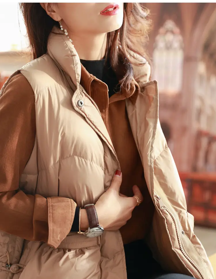 Women Brushed Slimming Long Sleeve Shirt Cream Winter Layering — feature 22