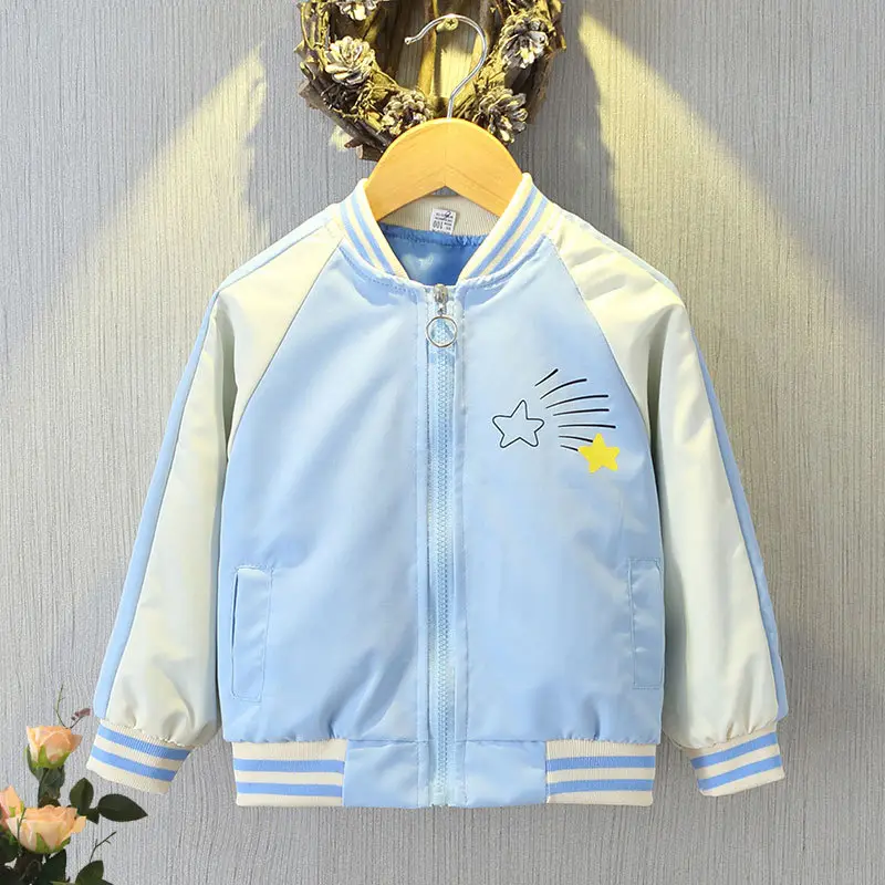 Girls Cartoon Jacket Pink White 3Yr Baseball Suit - Image 6