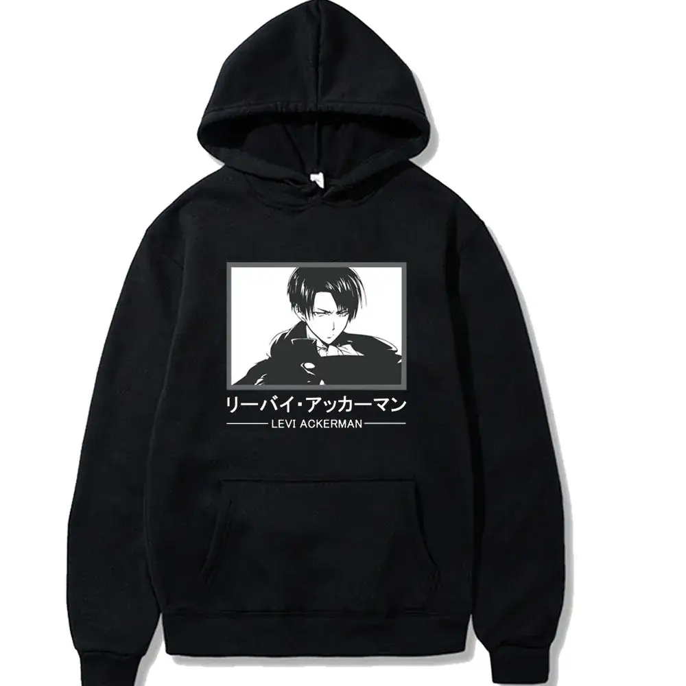 Cross-Brand Attack on Titan Hoodie Black - Image 11