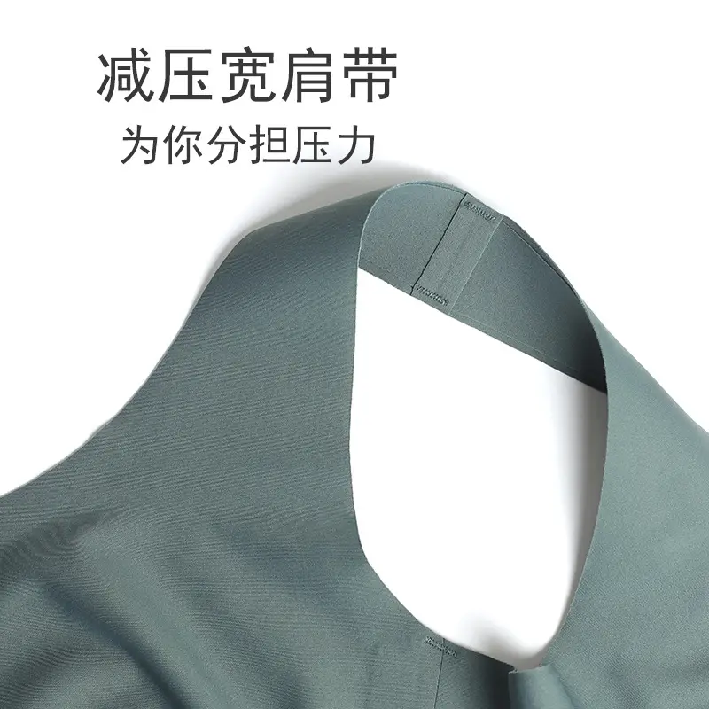Black Seamless Wireless Underwear for Women