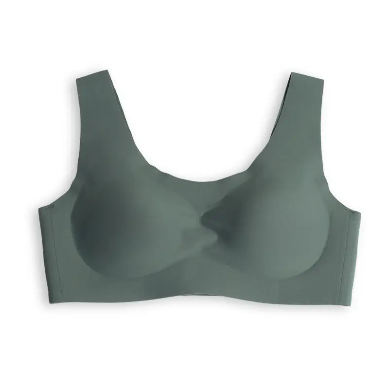 Black Seamless Wireless Underwear for Women