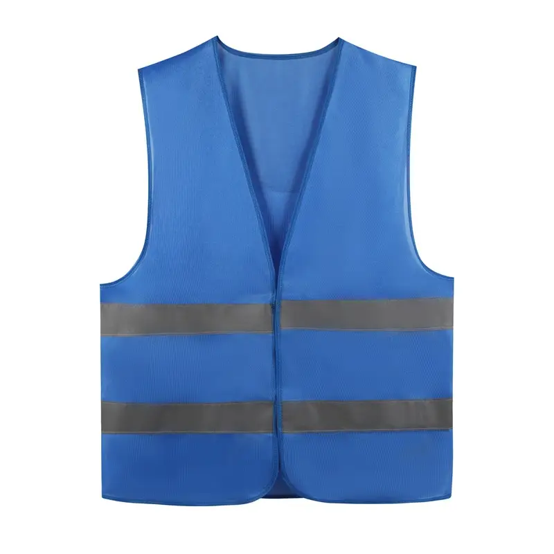 Blue Reflective Safety Vest for Construction Outdoor Use - Image 2