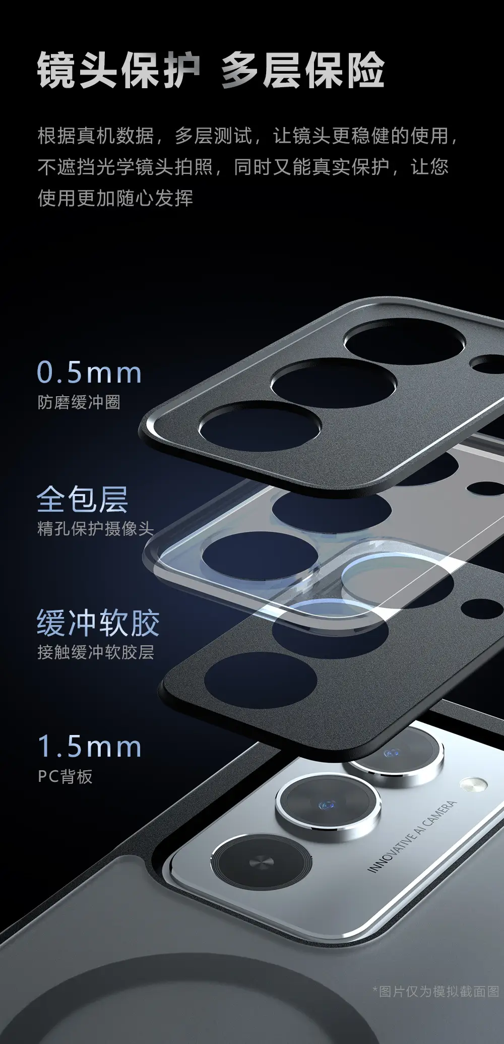Magnetic Phone Case for Xiaomi Redmi 15 Grey Matte Anti Drop — feature 9