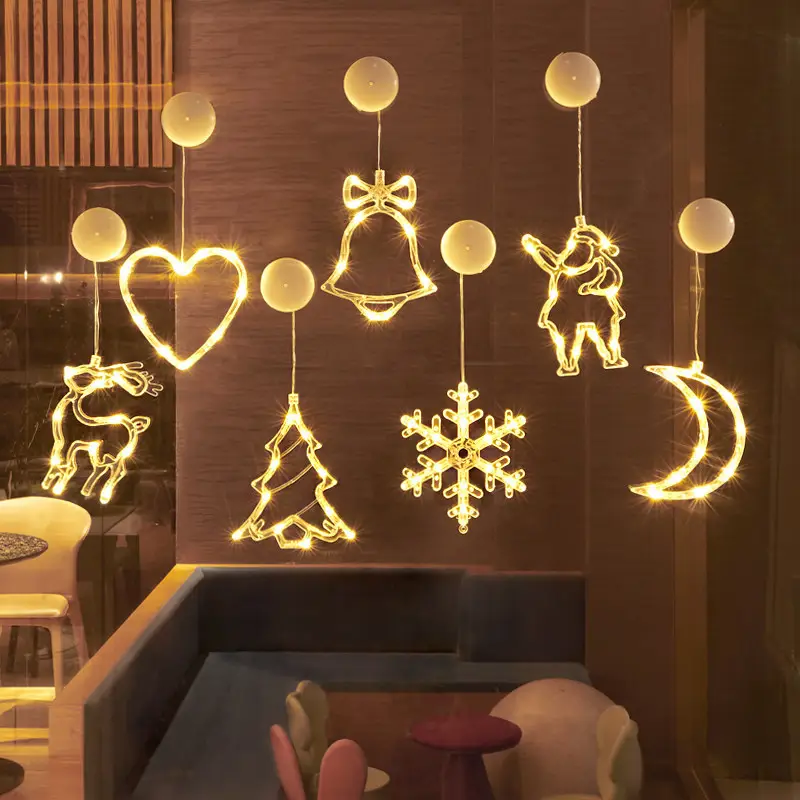 LED Snowman Christmas Tree Bell Light 16cm