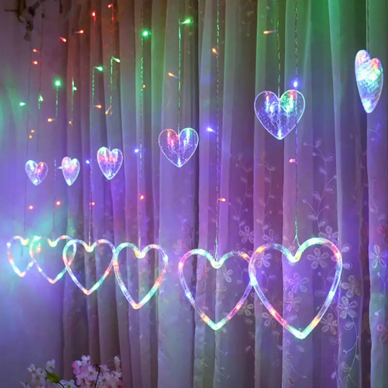 520 Valentine's Day Heart Light String Decor - Image 2